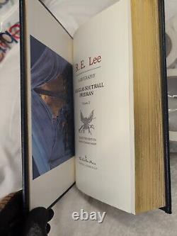 R. E. LEE par Douglas Southall Freeman Bibliothèque de la guerre civile EASTON PRESS