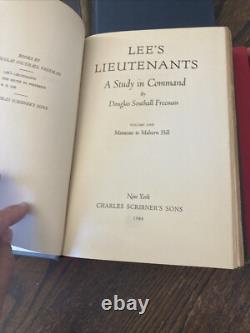 R. E. Lee + Les Lieutenants de Lee Biographie de la Guerre Civile de Douglas Freeman 2 ensembles