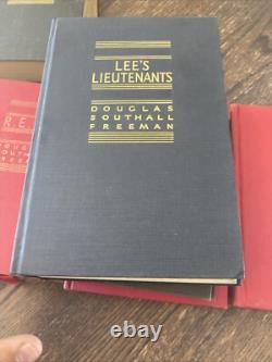 R. E. Lee + Les Lieutenants de Lee Biographie de la Guerre Civile de Douglas Freeman 2 ensembles