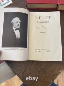 R. E. Lee + Les Lieutenants de Lee Biographie de la Guerre Civile de Douglas Freeman 2 ensembles