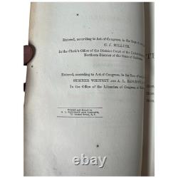 Rapports de Californie antiques des années 1850-1860, livres en cuir, droit, époque de la guerre civile, 10