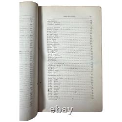 Rapports de Californie antiques des années 1850-1860, livres en cuir, droit, époque de la guerre civile, 10
