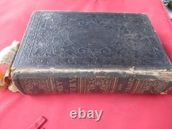 Rare 1861 L'Histoire de l'esclavage et du commerce des esclaves Illustré de la Guerre Civile