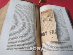 Rare 1861 L'Histoire de l'esclavage et du commerce des esclaves Illustré de la Guerre Civile