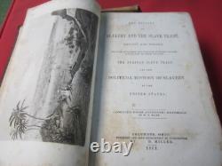 Rare 1861 L'Histoire de l'esclavage et du commerce des esclaves Illustré de la Guerre Civile
