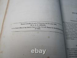 Rare 1861 L'Histoire de l'esclavage et du commerce des esclaves Illustré de la Guerre Civile