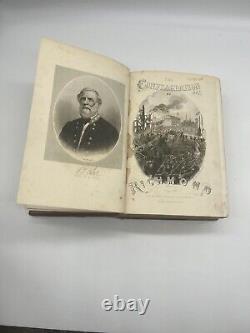 Rare 1870 Premières années de vie et campagnes de Robert E. Lee, Général de la Guerre Civile Confédérée CSA.