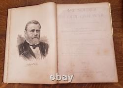 Rare le Soldat dans notre Guerre Civile. Ensemble de 2 Volumes, Première Édition, 1885