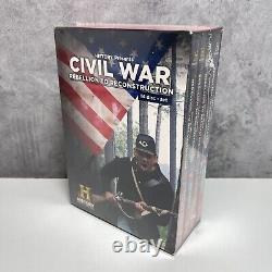 Rébellion de la guerre civile à la reconstruction (DVD, 2011, ensemble de 14 disques) Histoire RARE HTF