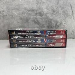 Rébellion de la guerre civile à la reconstruction (DVD, 2011, ensemble de 14 disques) Histoire RARE HTF