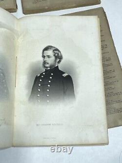 Registre de la Rébellion: Journal des Événements Américains Lot de 6 Volumes 1861-62 Guerre Civile.
