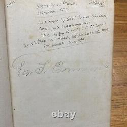 Registre des livres de la guerre civile des officiers en vie de la marine américaine de 1870 signé par l'auteur et l'amiral Emmons
