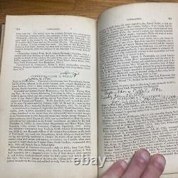 Registre des livres de la guerre civile des officiers en vie de la marine américaine de 1870 signé par l'auteur et l'amiral Emmons