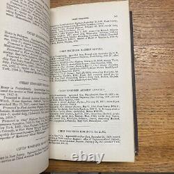 Registre des livres de la guerre civile des officiers en vie de la marine américaine de 1870 signé par l'auteur et l'amiral Emmons