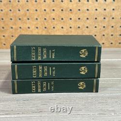 Réimpression 1863 Tactiques d'infanterie de la guerre civile ENSEMBLE COMPLET 3 Vol. HC avec dépliants Wisconsin