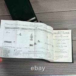 Réimpression 1863 Tactiques d'infanterie de la guerre civile ENSEMBLE COMPLET 3 Vol. HC avec dépliants Wisconsin