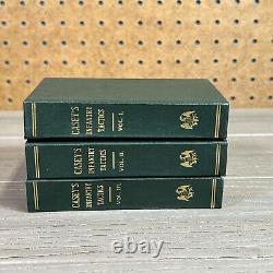 Réimpression des Tactiques d'Infanterie de la Guerre Civile de 1863 ENSEMBLE COMPLET 3 Vol. HC avec Dépliants Wisconsin