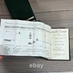 Réimpression des Tactiques d'Infanterie de la Guerre Civile de 1863 ENSEMBLE COMPLET 3 Vol. HC avec Dépliants Wisconsin