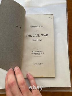 Réminiscences De La Guerre Civile Par P. L. Ledford