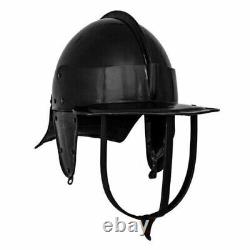Réplique de casque de cavalier de l'armure médiévale de la guerre civile anglaise pour cosplay de guerrier