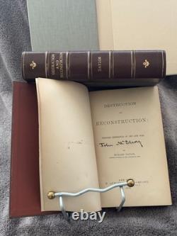 Richard TAYLOR / Destruction et Reconstruction. 1re édition avec étui sur mesure