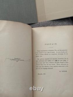 Richard TAYLOR / Destruction et Reconstruction. 1re édition avec étui sur mesure