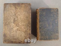 SOCIÉTÉ BIBLIQUE AMÉRICAINE DE 1851 PRÉ-CIVIL WAR Société de la Bible des Jeunes Hommes avec Boîte en Bois