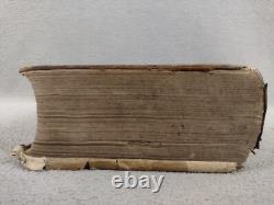 SOCIÉTÉ BIBLIQUE AMÉRICAINE DE 1851 PRÉ-CIVIL WAR Société de la Bible des Jeunes Hommes avec Boîte en Bois