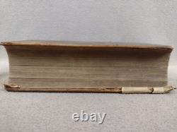 SOCIÉTÉ BIBLIQUE AMÉRICAINE DE 1851 PRÉ-CIVIL WAR Société de la Bible des Jeunes Hommes avec Boîte en Bois