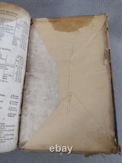 SOCIÉTÉ BIBLIQUE AMÉRICAINE DE 1851 PRÉ-CIVIL WAR Société de la Bible des Jeunes Hommes avec Boîte en Bois