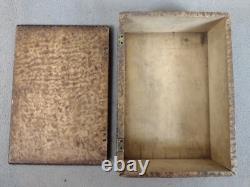 SOCIÉTÉ BIBLIQUE AMÉRICAINE DE 1851 PRÉ-CIVIL WAR Société de la Bible des Jeunes Hommes avec Boîte en Bois