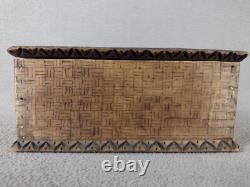 SOCIÉTÉ BIBLIQUE AMÉRICAINE DE 1851 PRÉ-CIVIL WAR Société de la Bible des Jeunes Hommes avec Boîte en Bois