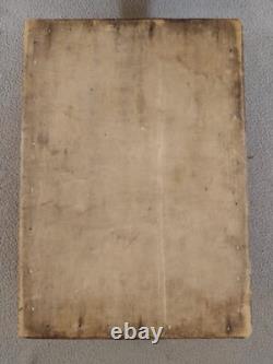 SOCIÉTÉ BIBLIQUE AMÉRICAINE DE 1851 PRÉ-CIVIL WAR Société de la Bible des Jeunes Hommes avec Boîte en Bois