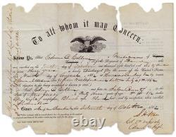 Salem, New Jersey Guerre Civile À tous ceux que cela peut concerner, sachez. 1861