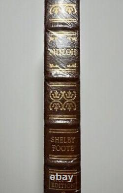 Shiloh Shelby Foote Easton Press Édition signée 2012 en cuir NEUF SCELLÉ Guerre civile