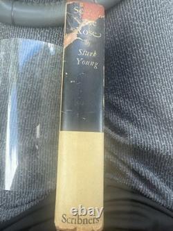 Si rouge la rose Stark Young 1934 DJ Guerre Civile Scribners Édition signée 1ère éd.