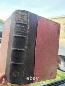 Signé Chas. SUMNER 1857 La Crise Imminente du Sud Hilton Helper 1ère Éd LTHR