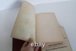 Société originale de 1868 Armée du Cumberland, Rapport annuel, Livre de la guerre civile, 1ère édition