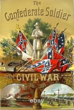Soldat confédéré de 1897 - Histoire de la guerre civile, CSA, armée du Sud, esclavage, rebelle