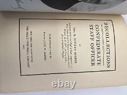 Souvenirs d'un officier d'état-major confédéré par G. Moxley Sorrel 1905 1ère éd
