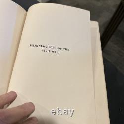 Souvenirs de la guerre civile par le général John B. Gordon 1904 Vg+