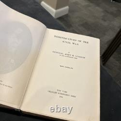 Souvenirs de la guerre civile par le général John B. Gordon 1904 Vg+