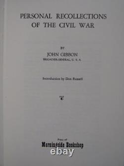 Souvenirs personnels de la guerre civile par le général John Gibbon, neuf sous film plastique