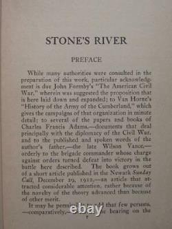 Stone's River 1914 Première Édition Neale Publishing Company CIVIL War Fiine