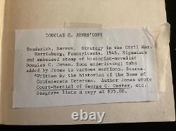 Stratégie dans la guerre civile par Barron Deaderick 1946 livre possédé par Douglas C Jones