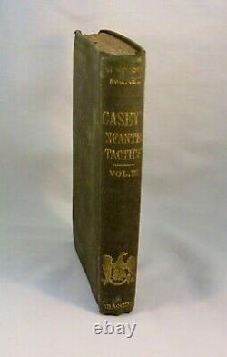 TACTIQUES D'INFANTERIE Volume 3 1862 1ère édition Guerre Civile Militaire