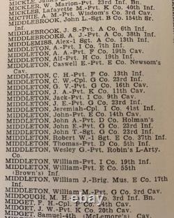 TENNÉSIENS DANS LA GUERRE DE SECESSION, Unités confédérées et de l'Union, 2 Vols