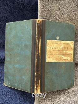 Tactiques de Fusil et d'Infanterie Légère par W. R. Hardee 1861 Memphis/2 Volumes en Un