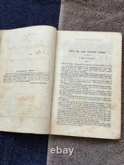 Tactiques de Fusil et d'Infanterie Légère par W. R. Hardee 1861 Memphis/2 Volumes en Un