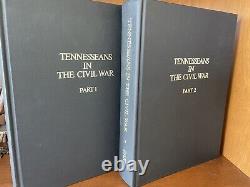 Tennesseans Dans La Guerre Civile 2 Volume Set Confederate & Union Nice